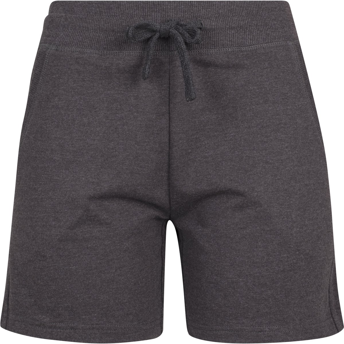 Build your Brand Ladies` Terry Shorts BY066 - Charcoal (Heather) - XS