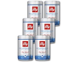 illy - Gemalen koffie - Cafeïnevrij - 6 x 250 gram