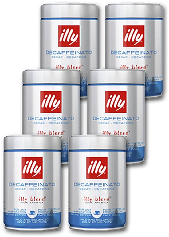 illy - Koffie Cafeïnevrij 250 G gemalen