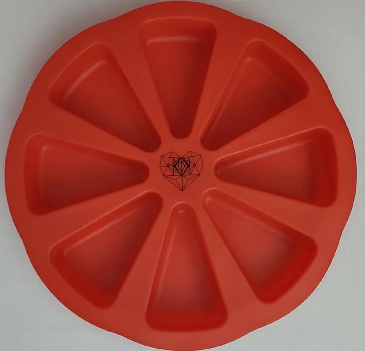 Okado Siliconen Taartvorm Ø27 cm – 8 Punten Bakvorm – Rond – Oven & Magnetron – Vaatwasser & Vriezerbestendig – Voor Taart, Cake en Brood