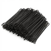 200 Zwarte haarspelden – haarclips – schuifspeldjes – geschikt voor dames en heren – zwart met afgeronde uiteinden – ideale haar accessoires voor dagelijks gebruik