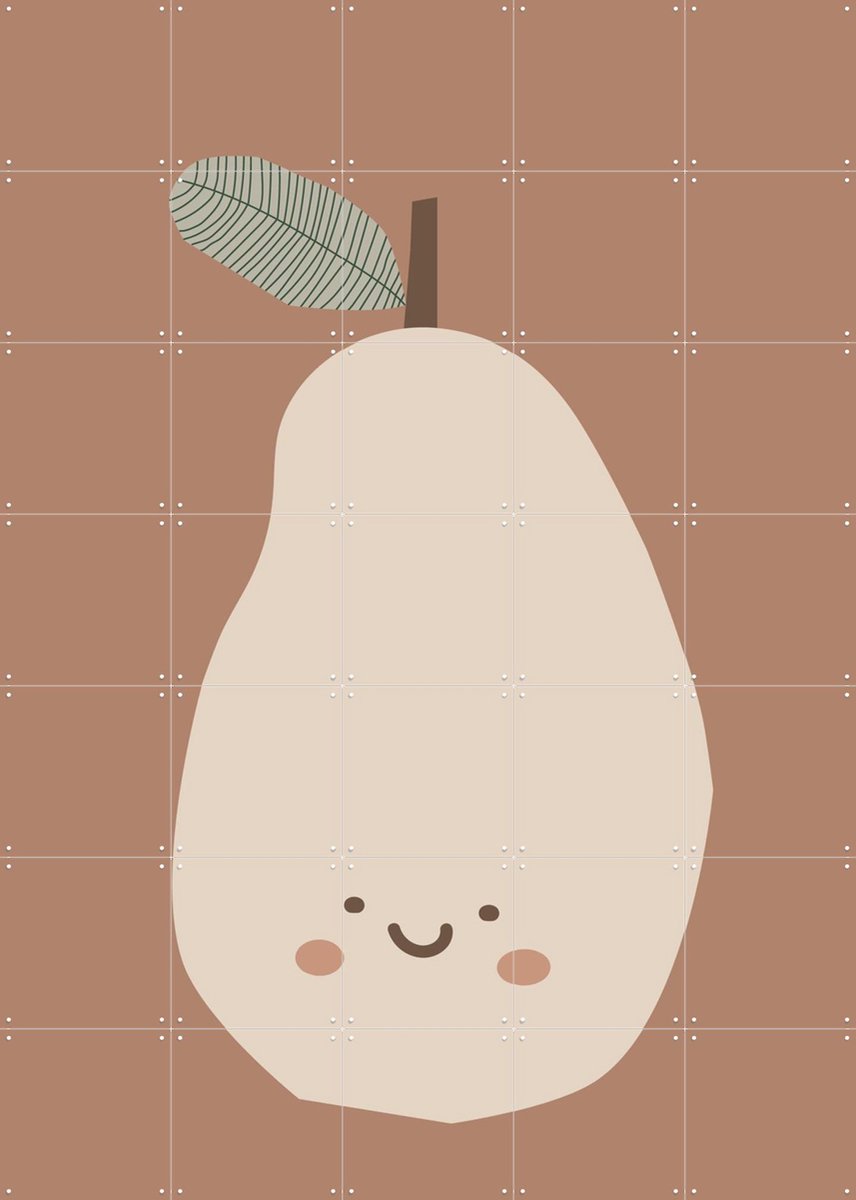 IXXI Per-fect Brown, Little Otja - 100 x 140 cm - Gratis ophangtool - Grote wanddecoratie en posters - Cartoonesk, Fantasierijk, Illustraties