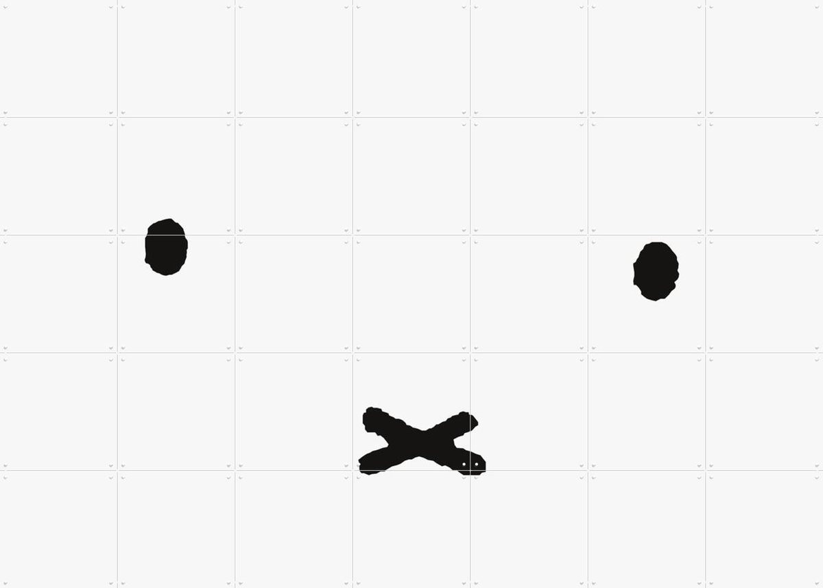 IXXI Nijntje Minimalistisch, Nijntje - 140 x 100 cm - Gratis ophangtool - Grote wanddecoratie en posters - Cartoonesk, Illustraties, Minimalisme