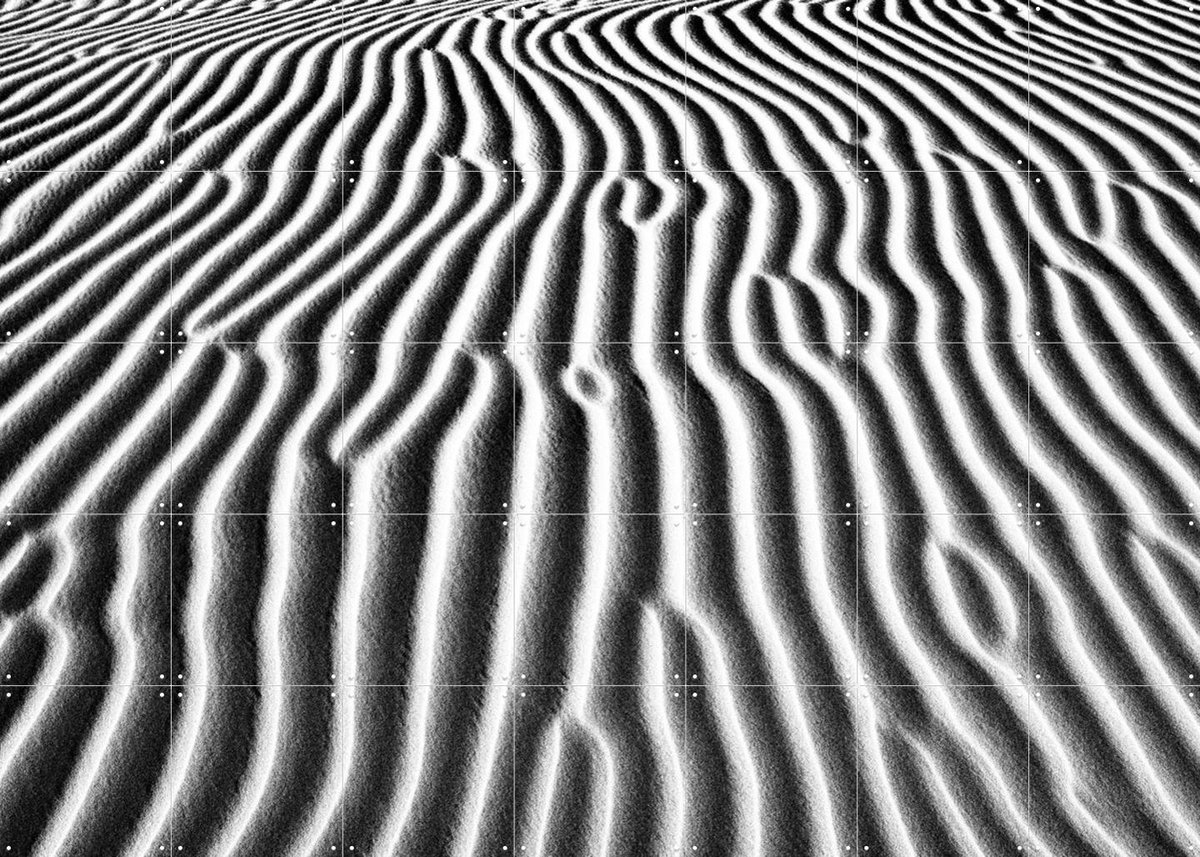 IXXI Abstract Landscape, Photolovers - 140 x 100 cm - Gratis ophangtool - Grote wanddecoratie en posters - Strepen, Minimalisme, Abstract, Fotografie