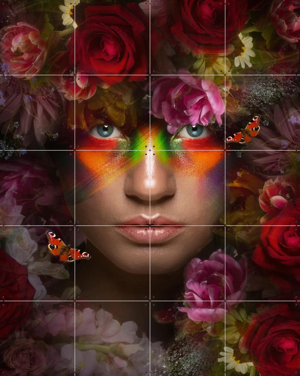 IXXI Royal Delicious, Sander van Laar - 80 x 100 cm - Gratis ophangtool - Grote wanddecoratie en posters - Kleurrijk, Gemengde Technieken, Fotografie