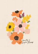 IXXI Simple Things, Sacrée Frangine - 100 x 140 cm - Support d'accrochage gratuit - Grande taille Décoration murale et affiches Typographie et citations