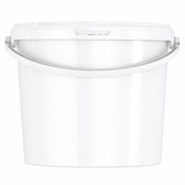 Glazen voorraadpot met kurk inh. 1,0l. afm. 10,5x10,5cm. HG. 14,5cm. | Jos ten Berg