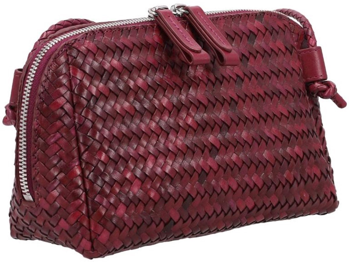 Allan K Wuxi Mini Dj Crossbodytas Kleine Dames - Leer - Paars