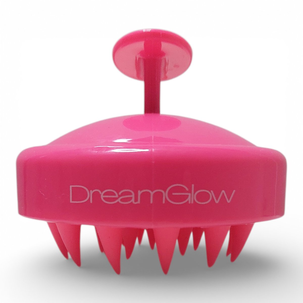 DreamGlow Scalp Massager – Siliconen Shampoo Borstel – Hot Pink