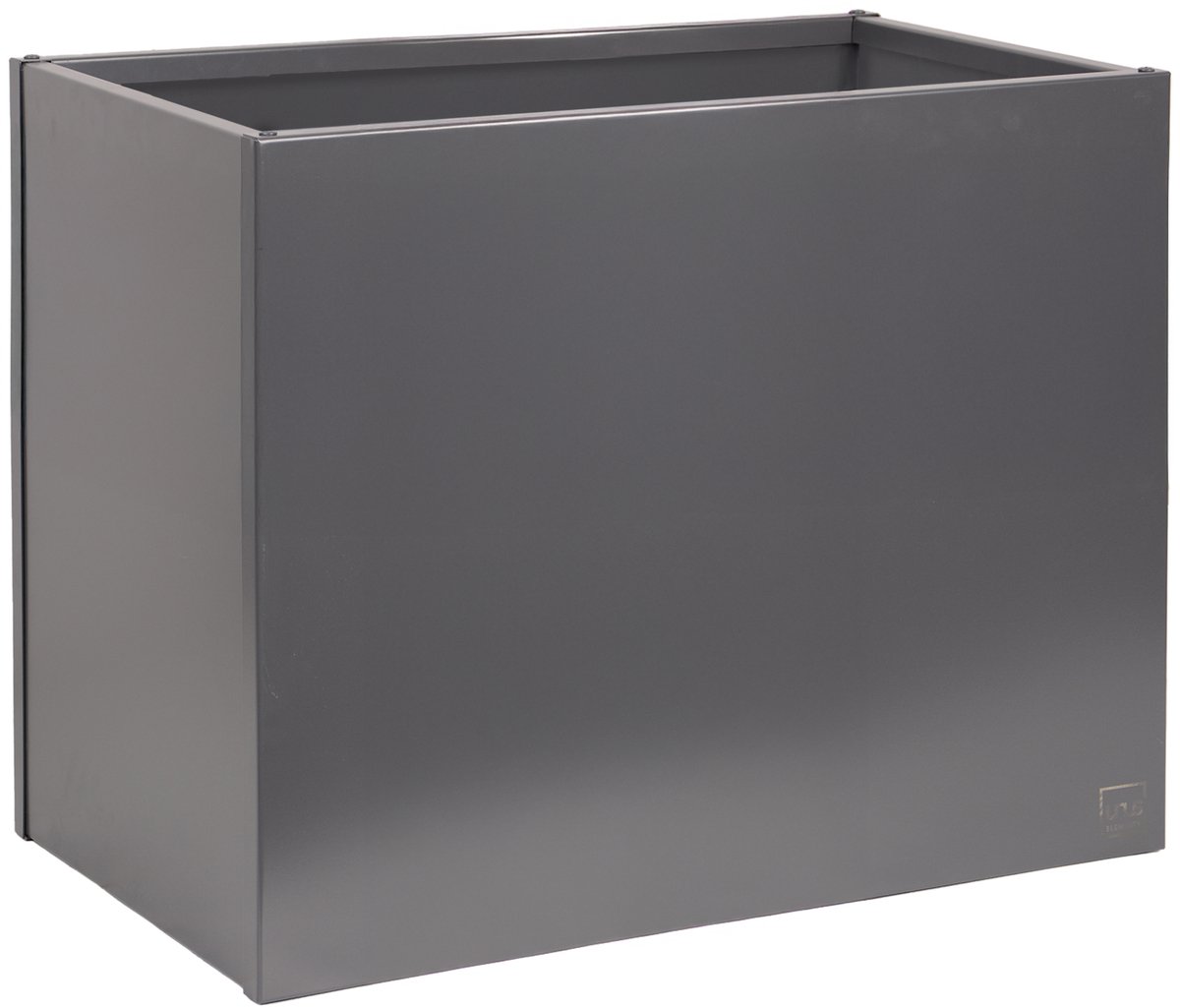 UNUS® Plantenbak Bloembak Bloempot rechthoekig 80x40x80 cm antraciet