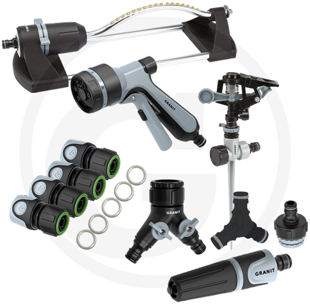 Black edition Uitbreidingsset beregening 9 delig-