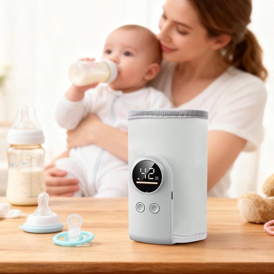 Draagbare Flesverwarmer - USB Melkwarmer - Voor Onderweg - Veilig en Praktisch - Compact Formaat — afbeelding 5