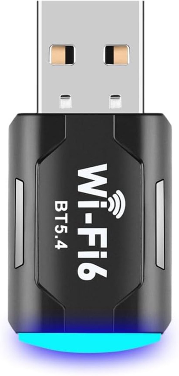 WiFi Bluetooth Adapter - Draadloze Netwerkkaart - Snelle Internetverbinding - Dual Band Ondersteuning - USB Dongle - Zwart