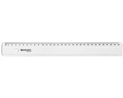 Westcott liniaal - 30cm - kunststof