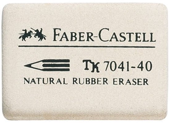 gomme Faber-Castell 7041-40 caoutchouc naturel