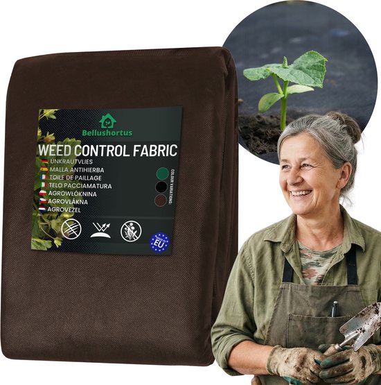 AGROTEXTILE BRUN 1,6m 100g/m² avec UV / 15 mètres