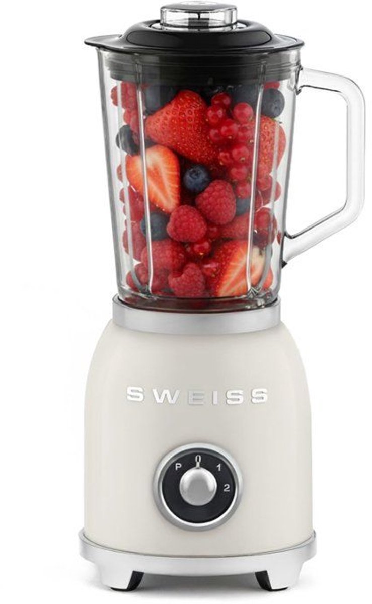 Vintage Blender - SWEISS - MXV8 - 1,5 L - Beige