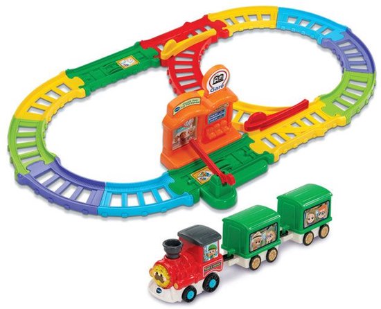 VTECH - TUT TUT BOLIDES - TUT TUT EXPRESS TRAIN CIRCUIT (+ PETER STOOMTREIN) - Meerkleurig van Vtech — afbeelding 3