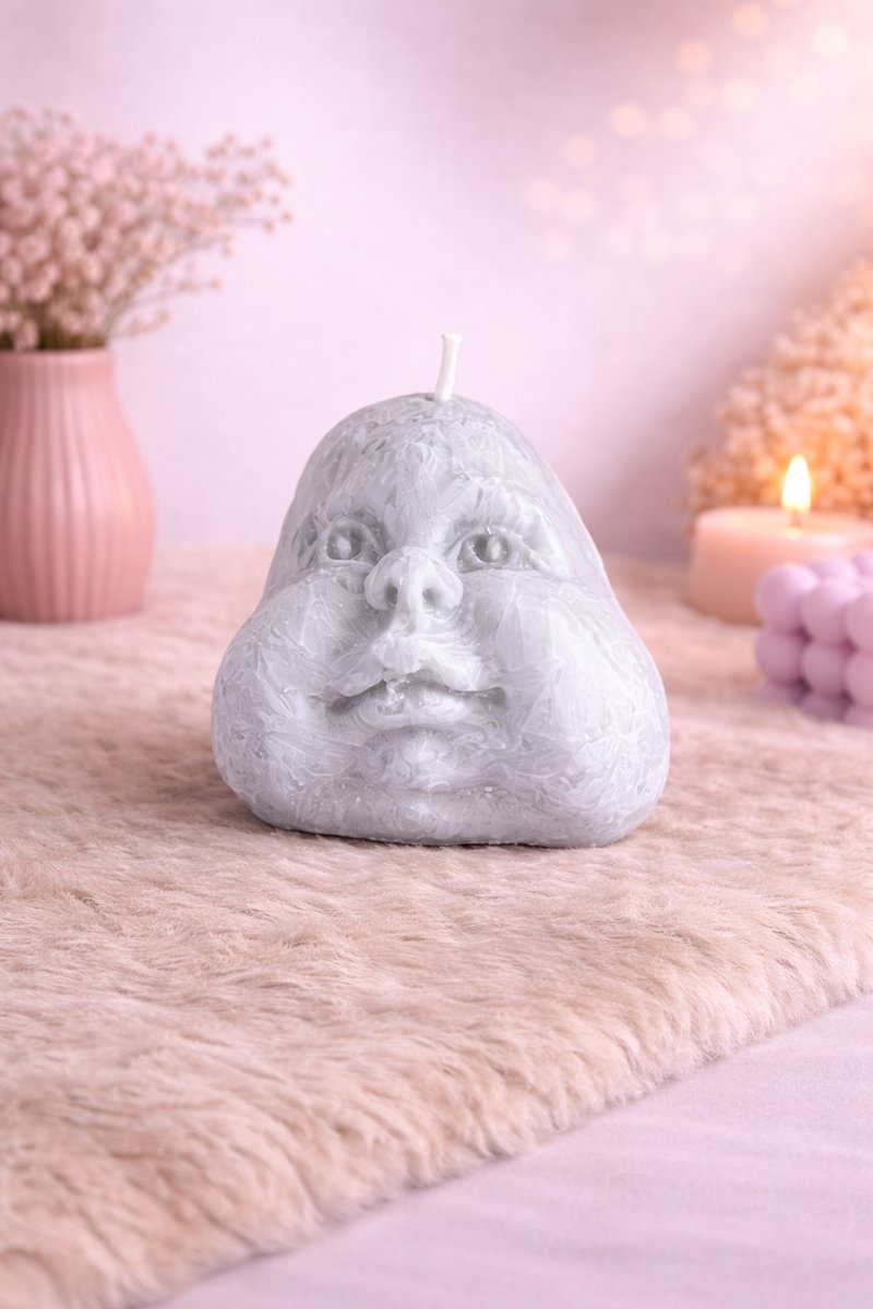 Kaars ‘Babyface’ – Schattig, Stoer & Stijlvol  | Viva Femme | Kaarsen | Decoratie | Cadeau