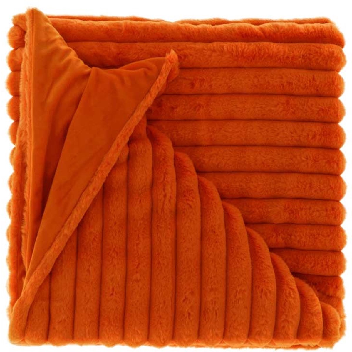 Unique Living Plaid Peppe 150x200cm Terra Bruin