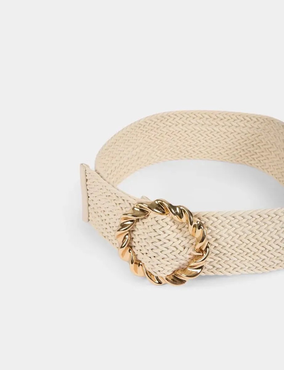 Morgan - Braided belt 252-3MOSCA IVORY - Maat : 2