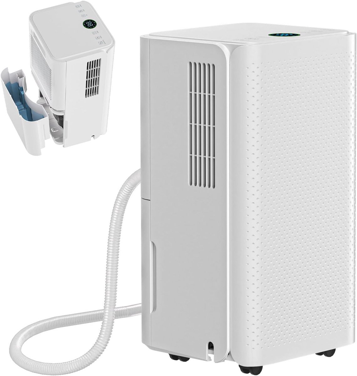 Elektrische Luchtontvochtiger - Apparaat Vocht Weg - Ruimte Droog Houden - Stille Werking 35dB - 16 Liter Capaciteit