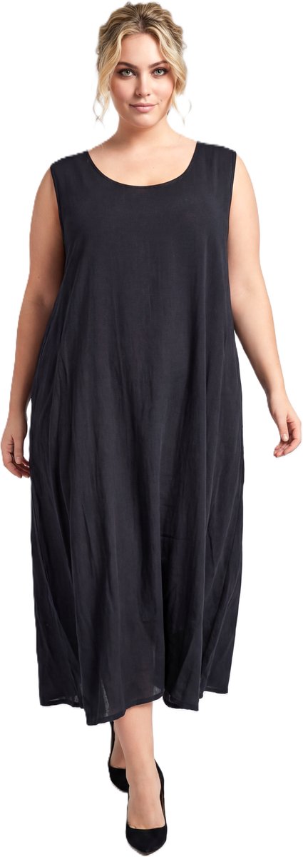 Luna jurk lois ronde hals