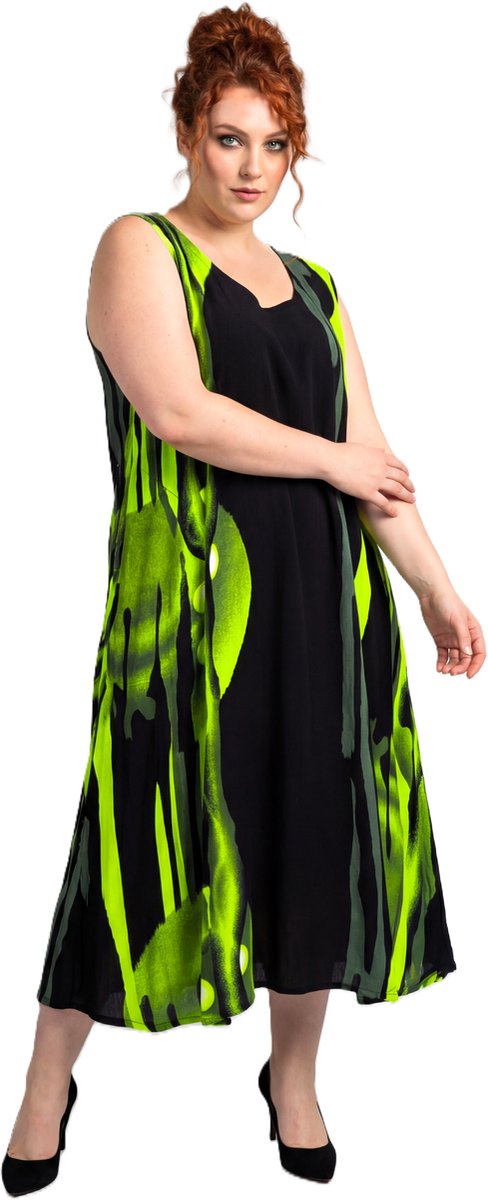 Luna jurk lois ronde hals