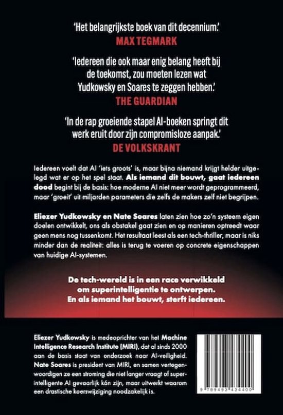 Als iemand dit bouwt, gaat iedereen dood