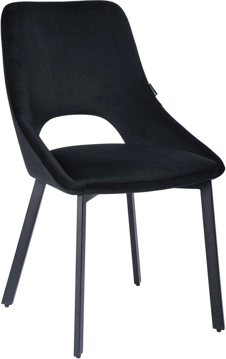 ExitoDesign LUMO - Eetkamerstoel - Zwart - Metalen Stelaat - Ergonomisch Ontwerp