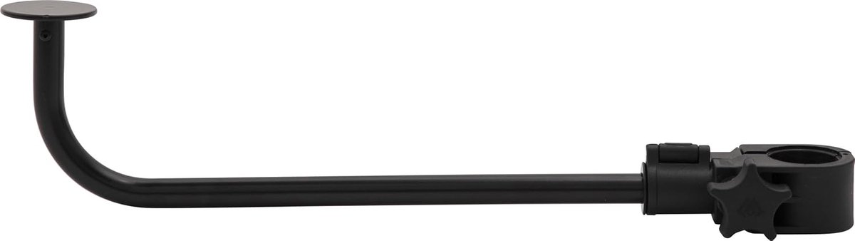 Zijbak Steun - Trayhouder - Stabiliseren Visbak - Universele Poot Adapter - 40 cm - Zwart