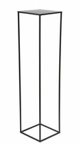 HowHomely Loftstijl - Moderne Standaard Plantenbak - 100 cm - Zwart - Staal