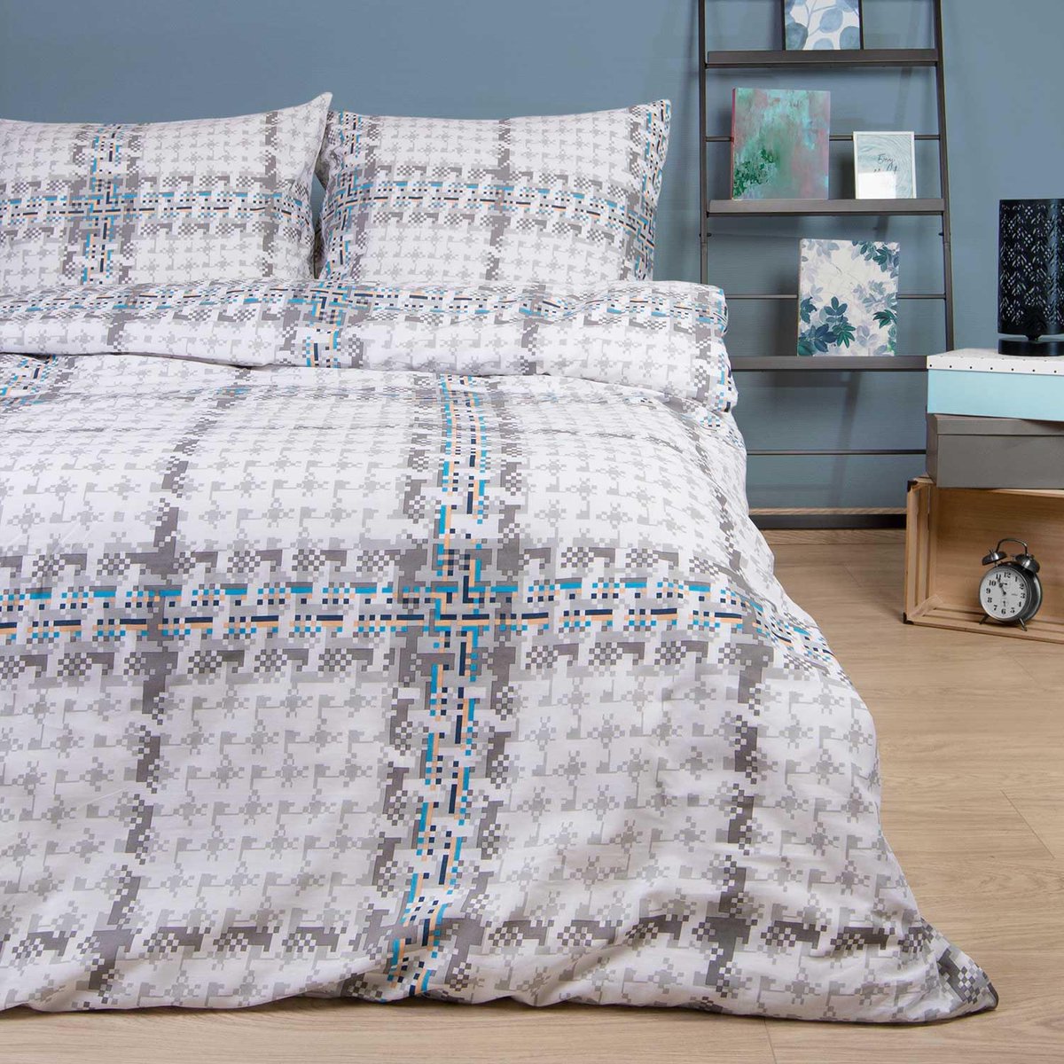 Katoenen Dekbedovertrek Set 160x200cm - Comfortabel & Stijlvol