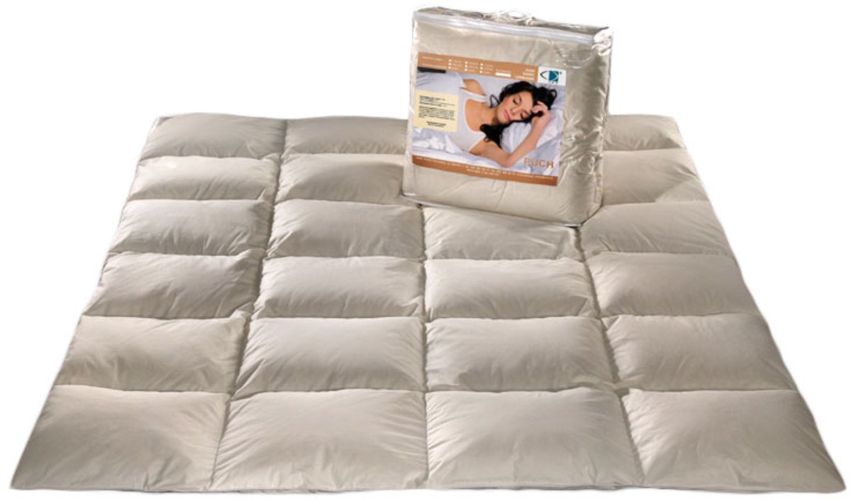 AMW - Dons Dekbed - 160x200cm - Ekri - 1,5 kg - 100% Katoen