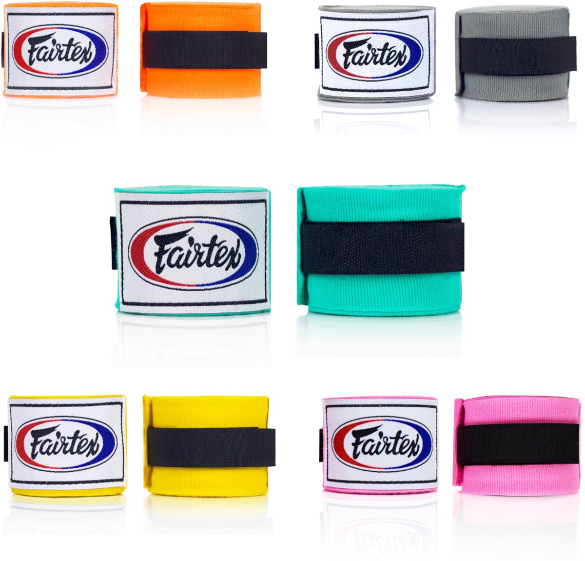 Fairtex HW2 - Bokshandschoenen Bandages - 4.5m - Elastisch - Katoen