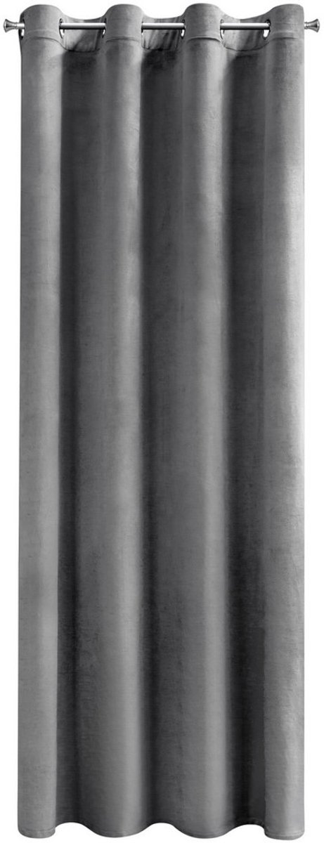 Eurofirany Melanie - Gordijn - Staal - 140x250 - Velours