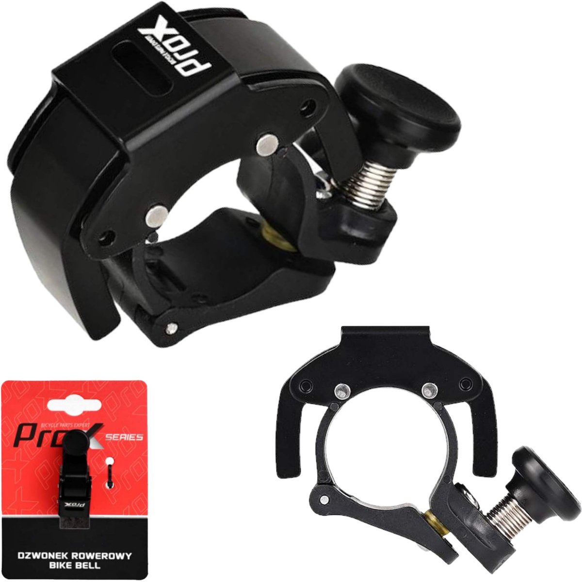 PROX CES BELL - Fietsbel - Aluminium - Zwart - Ring