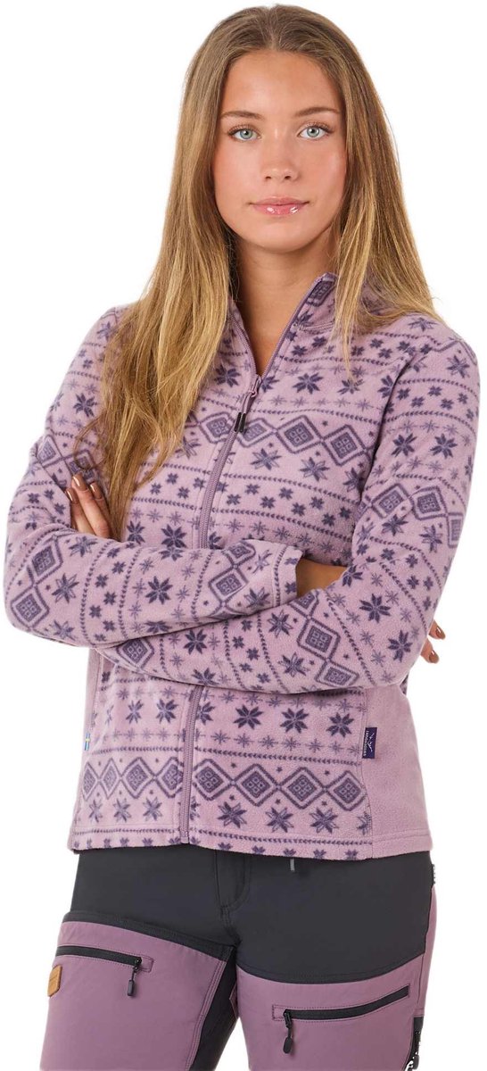 Swedemount Idre Fleece III – Fleecejas voor dames Dk. Mauve/pale Mauve