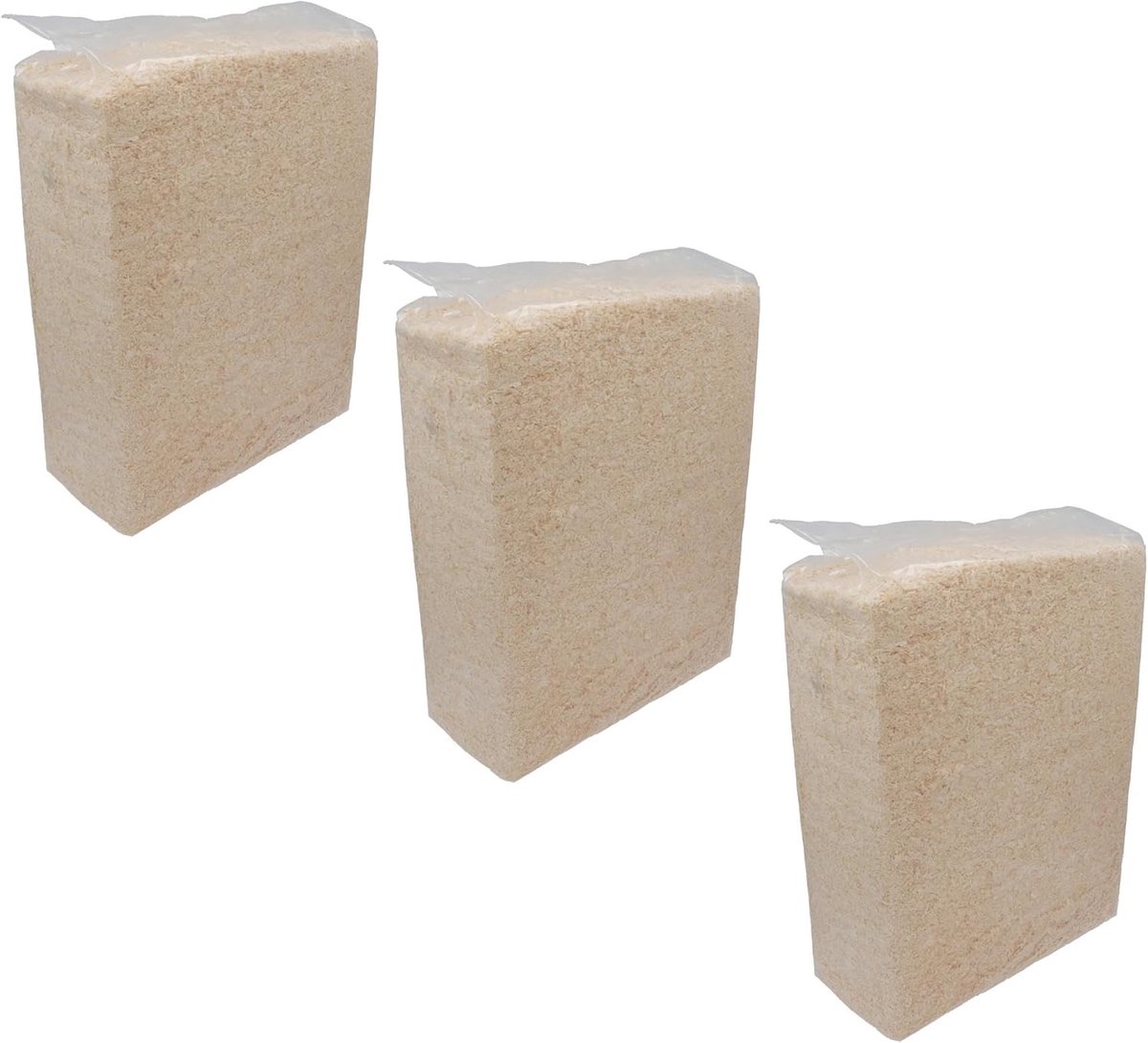 Houtkrullen Bodembedekking - Dierensubstraat - Kleine Dieren - Oven Gedroogd Stofvrij - 3.6Kg Per Zak