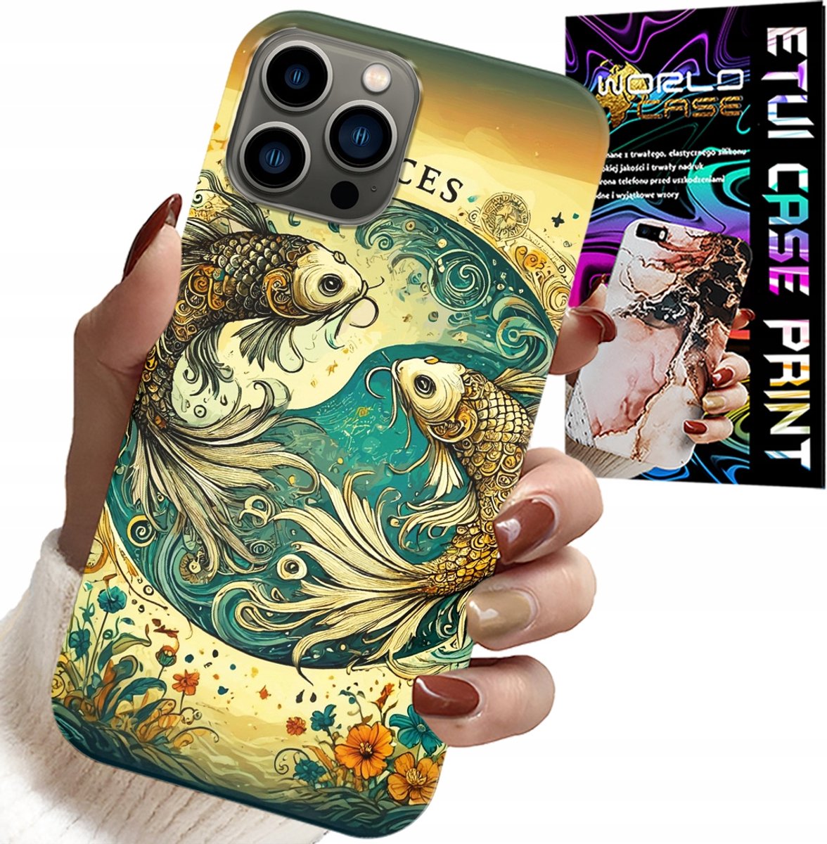HOESJE VOOR IPHONE 12 PRO MAX - STERRENBEELD, VISSEN ASTRONOMIE + FILM