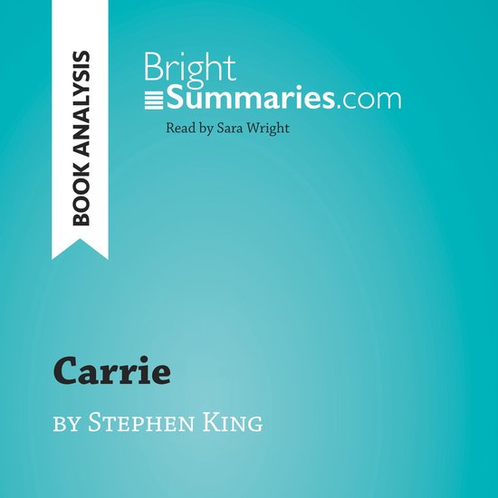 Carrie by Stephen King (Book Analysis) - cover