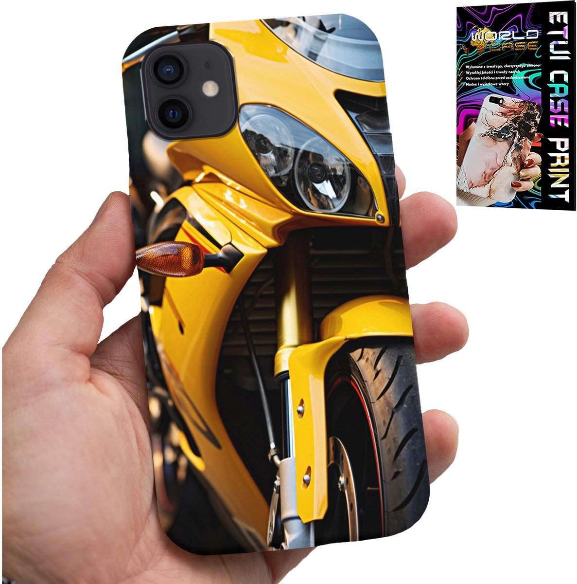 iPhone 13 Mini hoesje - Motorfiets ventilator achterkant hoesje