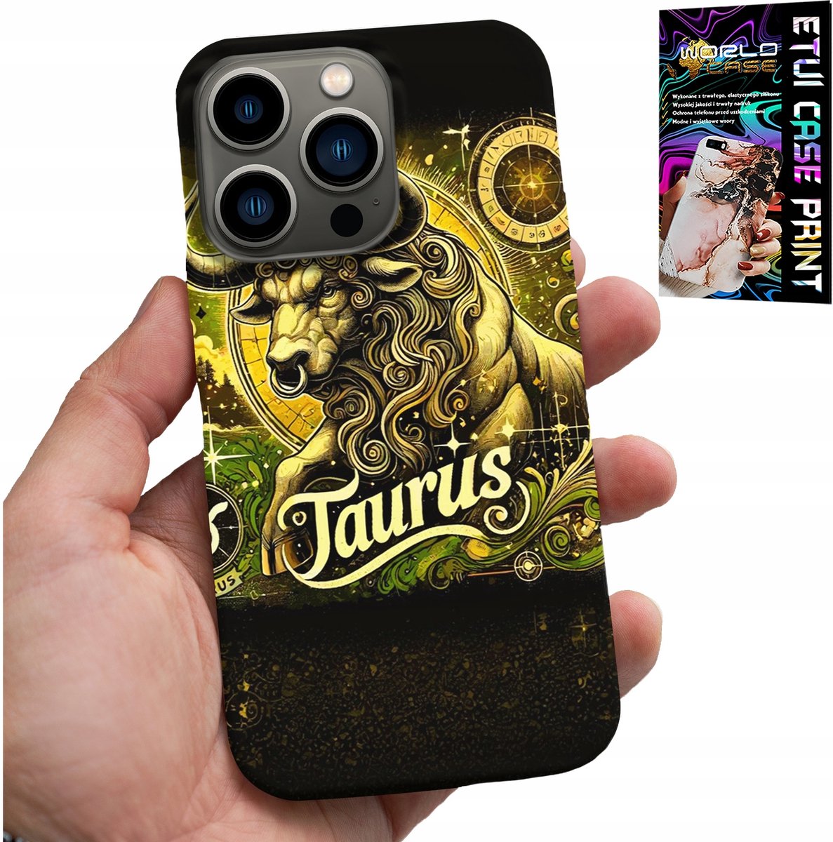 HOESJE VOOR IPHONE 14 PRO MAX - STERRENBEELD STIER ASTRONOMIE HOESJE