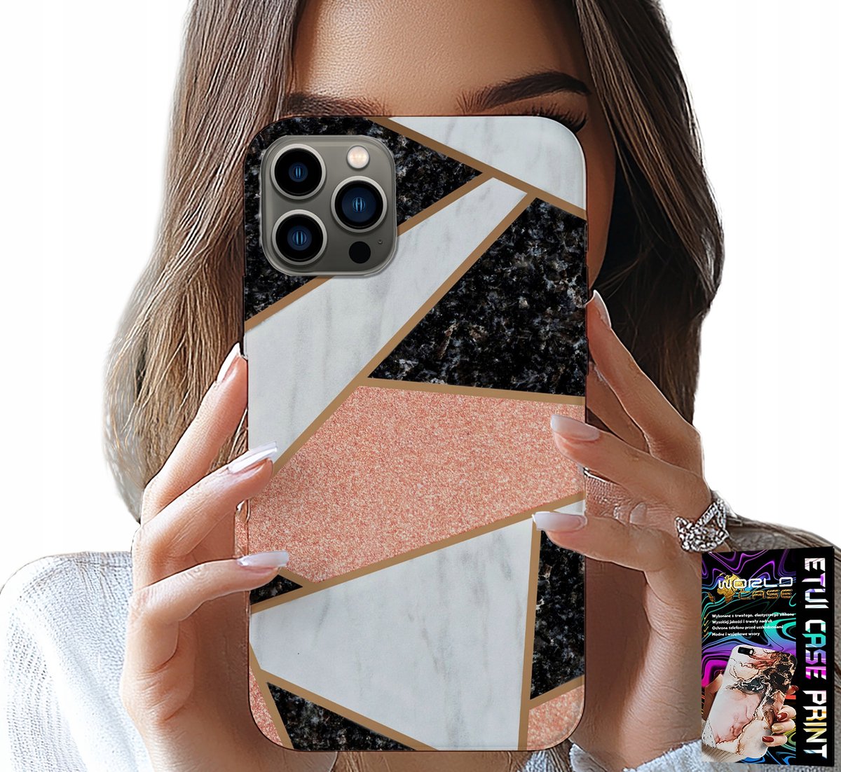 HOESJE VOOR IPHONE 13 PRO MAX - ELEGANT EN MODIEUS DESIGN HOESJE + GLAS