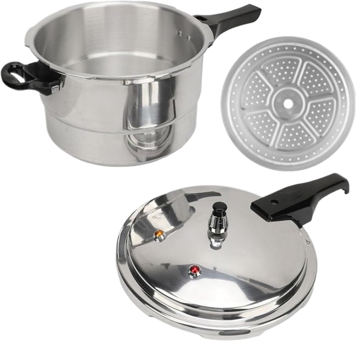 Snelkookpan - Multifunctionele Pan - Snel Koken - Inclusief Stoominzet - 5 Liter Inhoud