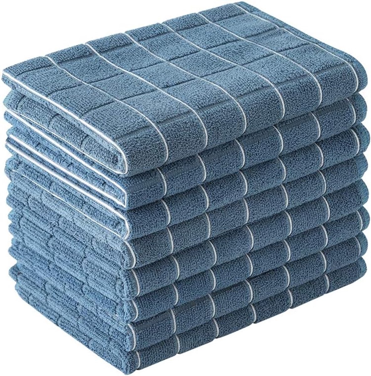 Microvezel theedoeken - Zachte, absorberende en pluisvrije keukenhanddoeken (set van 8)