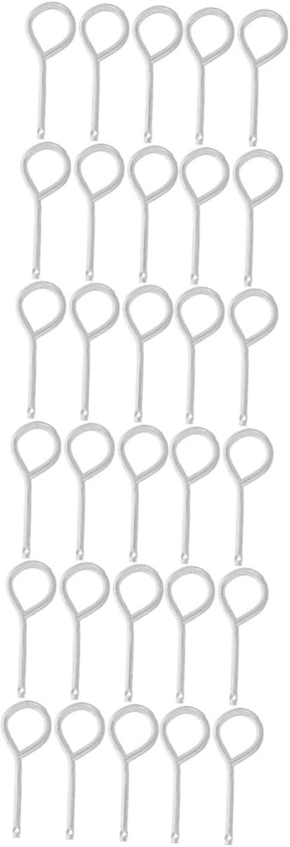 Vervangingspinnen Brandblusser - Trekpennen Borgpennen - Veiligheid Accessoires - Duurzaam IJzer Materiaal - 5.3x2.0x0.3cm - Zilver