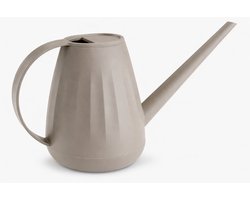 Gieter 2 Liter Kunststof 100% Gerecycled – Planten Gieter met Lange Tuit – Watergieter Binnen & Buiten – Bloemen Gieter Warm Grijs – Voor Kamerplanten & Tuin Planten – 34 cm