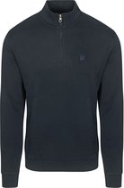 Lyle & Scott Half Zip Pullover Tonal Navy - Maat XL - Heren - Quarter zip