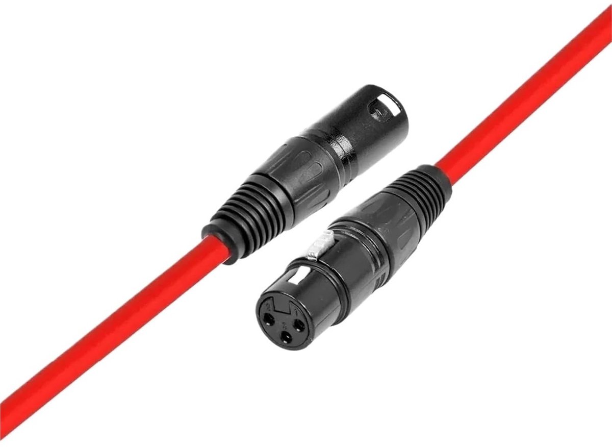 Audiokabel - Microfoonsnoer XLR - Live Geluid - Symmetrische Verbinding - 10 Meter - Groen